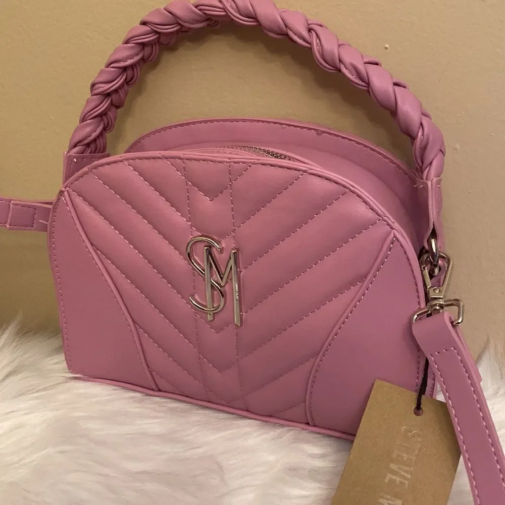 NWT Steve Madden (bhardyy) Top Handle Satchel/Crossbody - Rose Pink